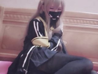 Crossdresser Girls Frontline Cosplay Foot Play Cut (Reupload free video