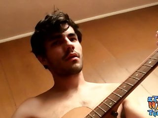 Straight Musician Has A Guitar Solo Before Masturbating free video