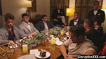 Rich Gay Guy Invites His Ex-Boyfriends For Gangbang free video