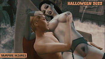 Sims 4. Halloween 2022. Part 1 - Vampire Desires (Horror And Sensual Version) free video