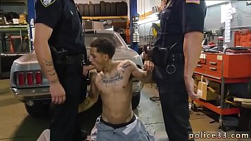 Slim Naked Gay Black Men Get Poked By The Police free video