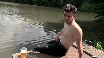 Vojta Chills By The Pond And A Random Guy Passes Offers Him Money To Fuck His Ass - Bigstr free video