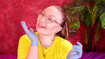 Asmr Video With Medical Nitrile Gloves (Arya Grander) free video