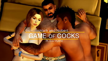 Marc, Norbert - Game Of Cocks (Bisexual Gay Sex) Ft. Eva free video