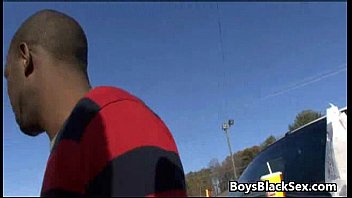 Blacks On Boys - Bareback Black Guy Fuck White Twink Gay Boy 13