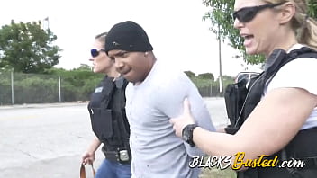 Thick Fat Black Cock Wrecks White Cop's Pussy free video