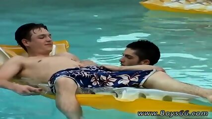 Sex Fucks Grandpa Gay Kaleb's Pissy Pool Party free video